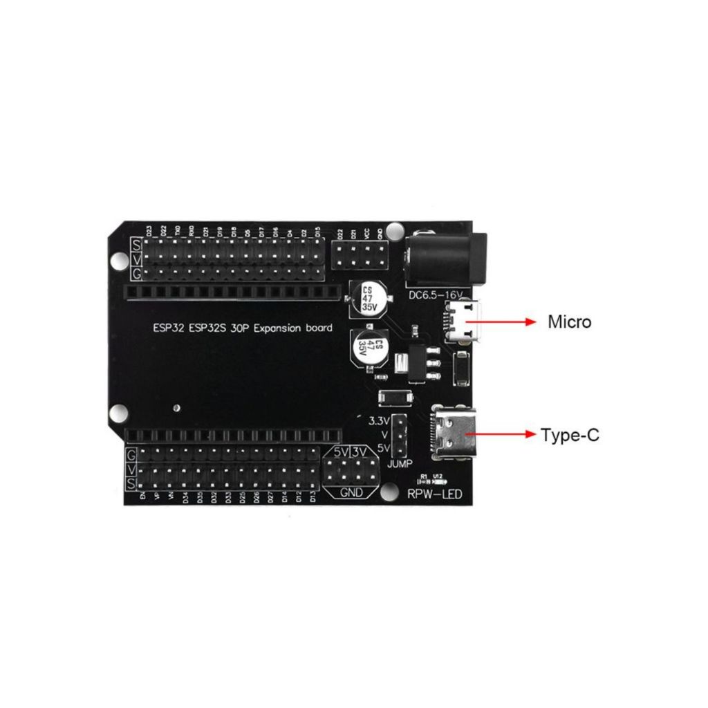 Ready Stock ESP32 expansion board ESP32 30P DEVKIT V1 power board ...