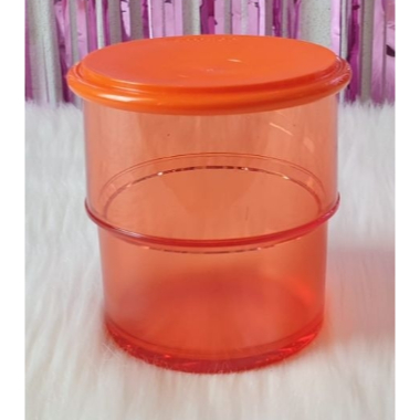 (READY STOCK) Elegant Low Glass Tupperware Malaysia (1) ORANGE OREN ...