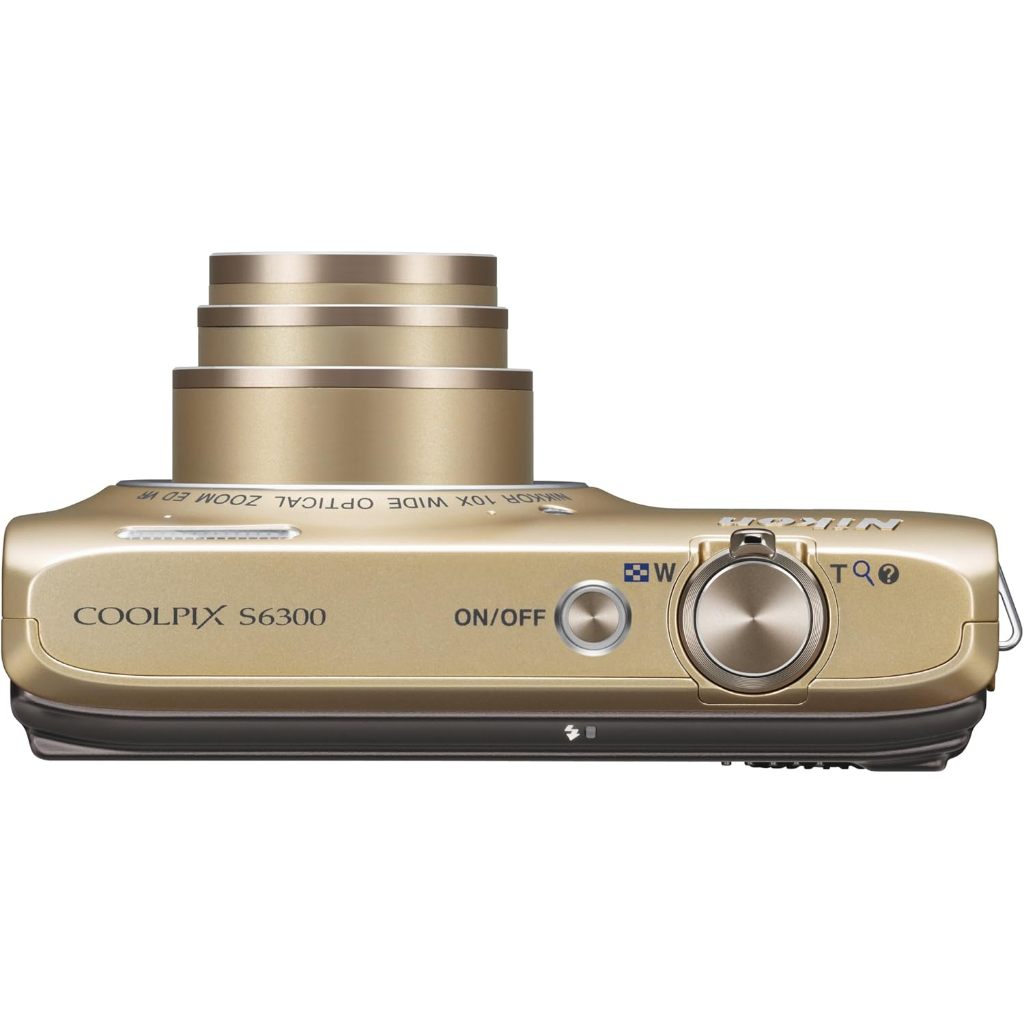 Nikon Digital Camera COOLPIX S6300 Elegant Gold S6300GL USED
