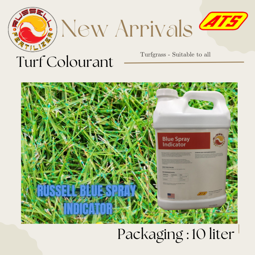 Russell Blue Spray (Turf Colurant and Non Crop Vegetative side) 10Liter ...