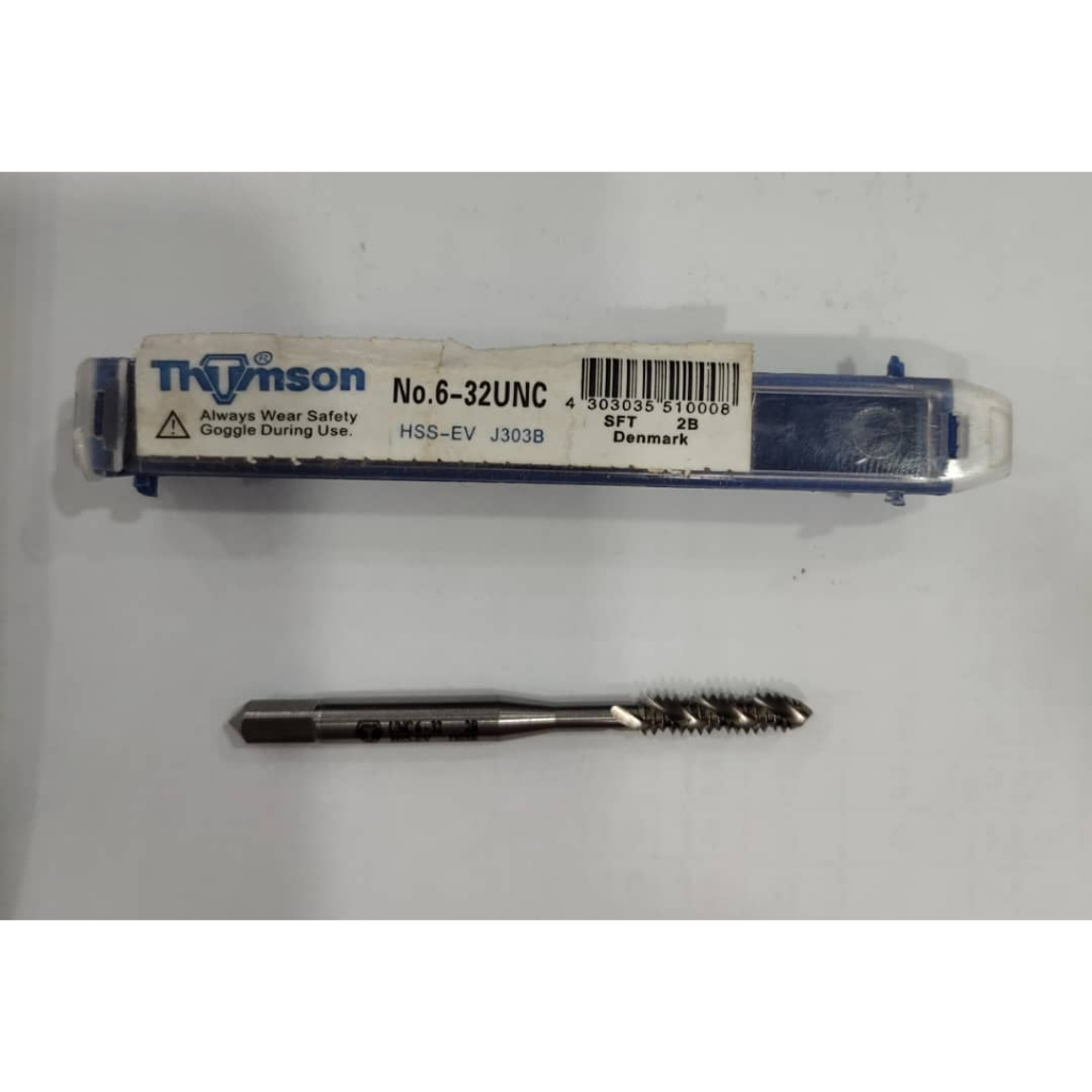 THOMSON J303B SPIRAL FLUTED TAPS - T-B-SFT6*32UNC (WHITE) | Shopee Malaysia