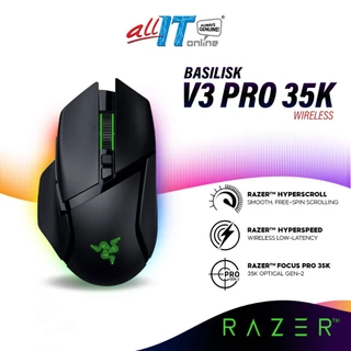 Razer Basilisk V3 Pro 35K / Basilisk V3 35K Gaming Mouse with Razer™ HyperScroll Tilt Wheel, Razer™ Focus Pro 35K Gen 2