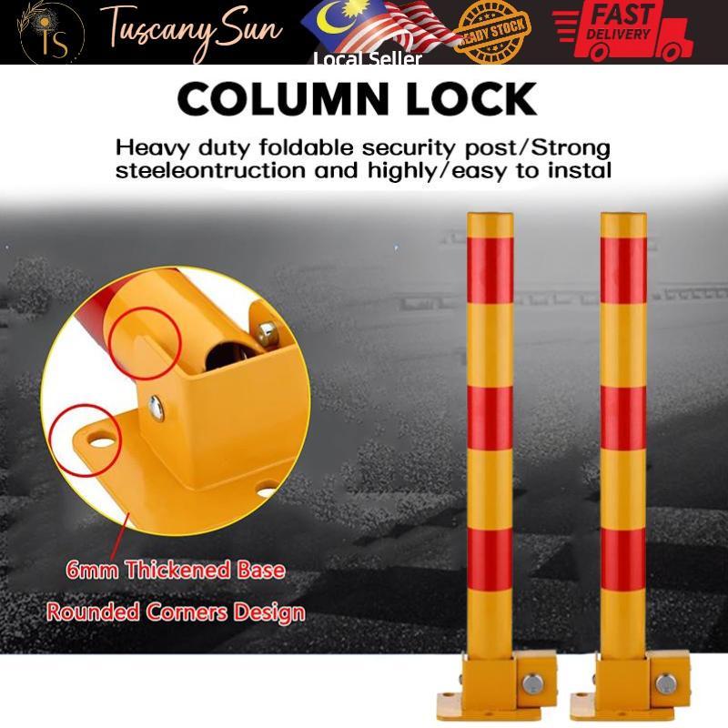 Spring Parking Post Parking Barrier Parking Lock Folding Heavy Metal ...