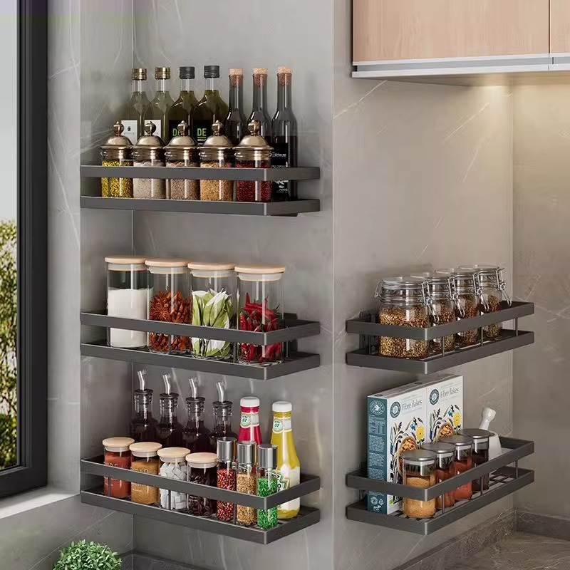 Bathroom Shelf Rack Stainless Steel Rack Wall Mounted Bathroom Storage ...