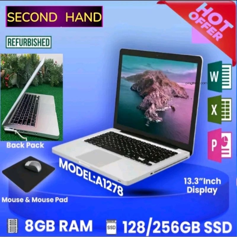 MBP 2012 Core i5 8GB Notebook 128gb & 256gbLaptop Graphic Design Laptop