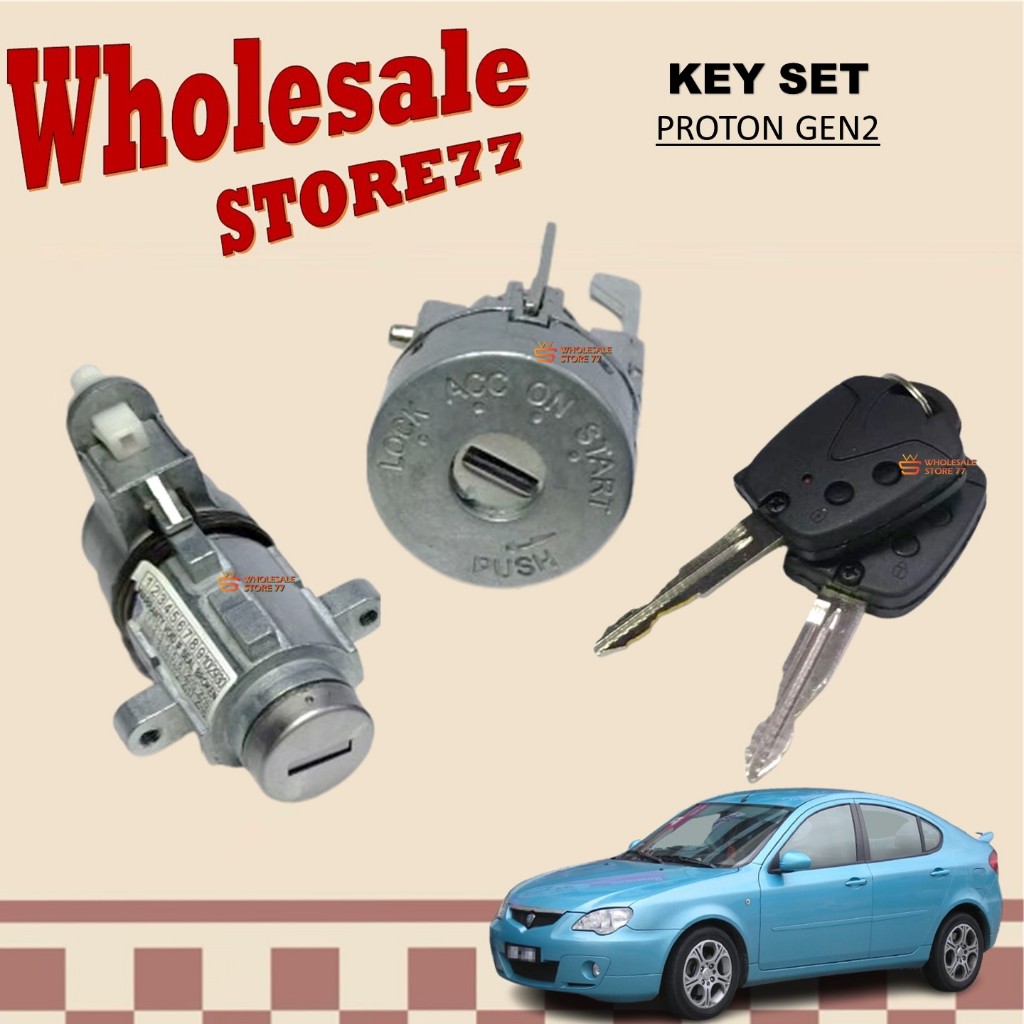 READY STOCK | Proton Gen2 Gen 2 / Persona 2005-2015 Key Set IGNITION ...