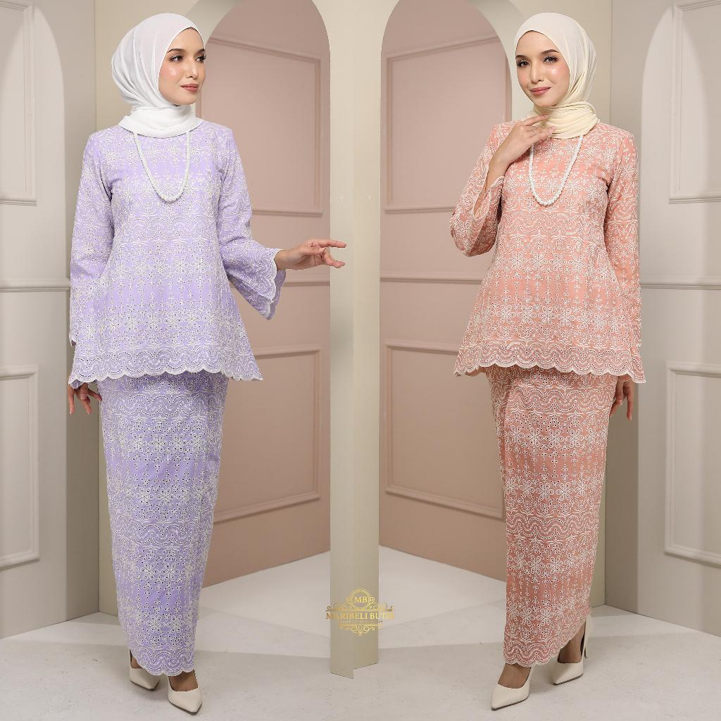 BUNGA KURUNG KEDAH COTTON EYELET By MARIBELI BUTIK | NEW DESIGN | Sulam ...