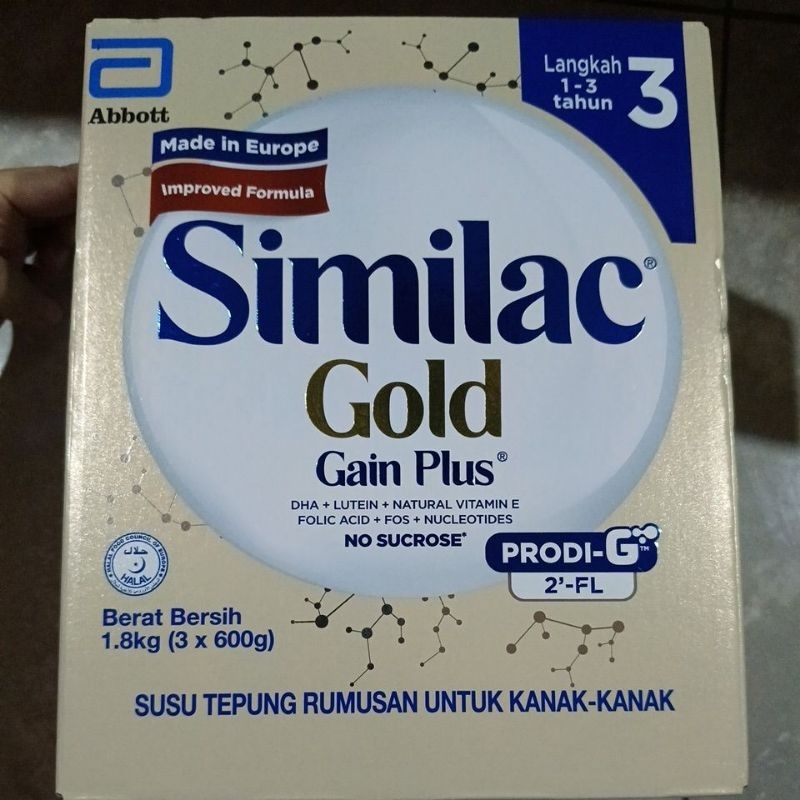 💥 Clearance 💥 Similac Gain Plus Gold step 3 (1.8kg) Exp Date : 8/2025 ...