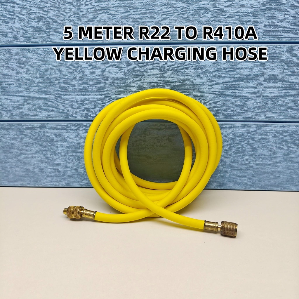 (5METER) R22 TO R410A YELLOW CHARGING HOSE TUBE (5/16