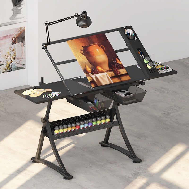 Art Drawing Workbench Desk Table Can be Raised and Lowered Drawing Art ...