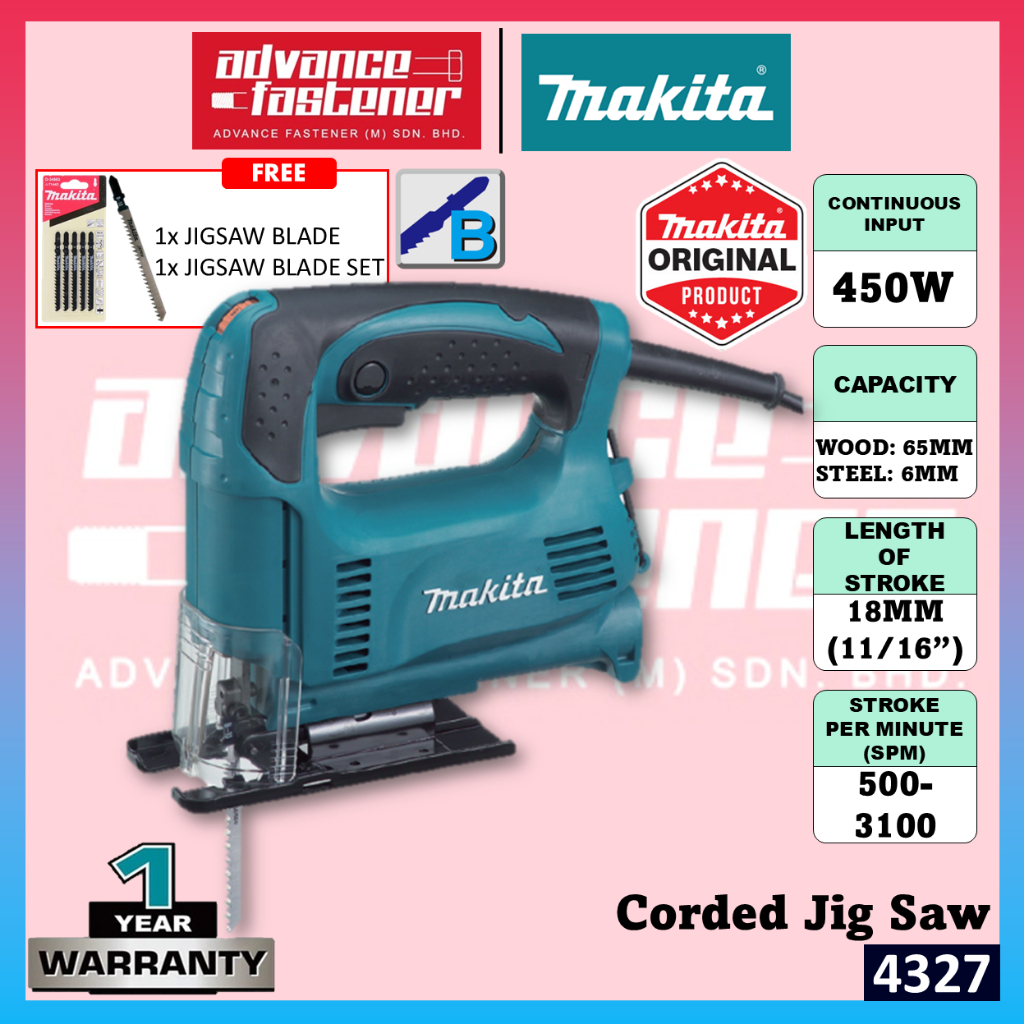 MAKITA Original Jigsaw 450W M4301M | PH - View #11