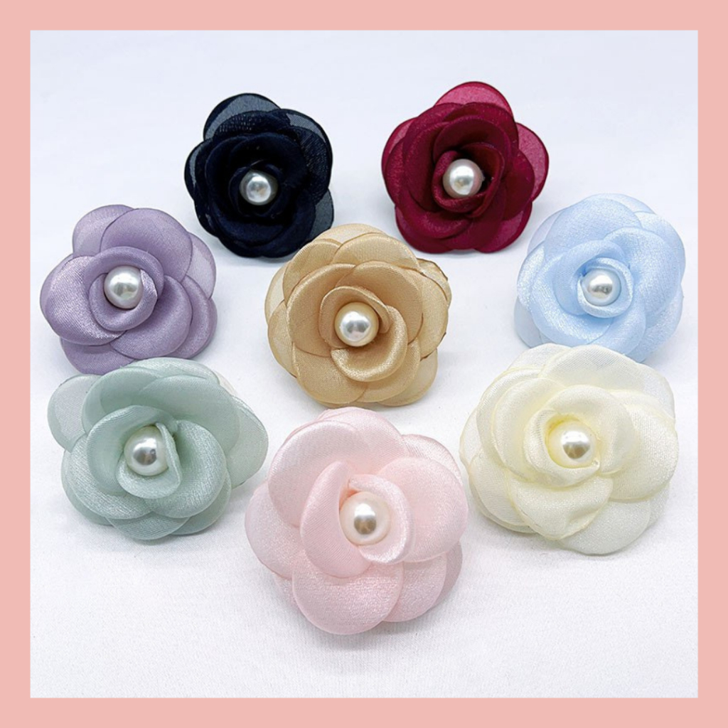 1 Pcs Bunga Tampal / 3D Flowers Patch | Shopee Malaysia
