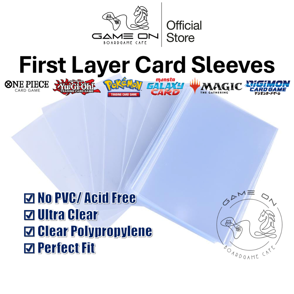 hard pokemon card sleeves Kawashima Manufacturing TCG Full Protect Sleeves Regular Size Set of 3 main image 0