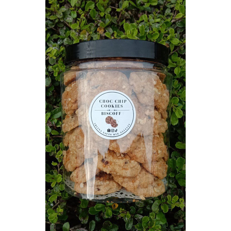 Cookies Raya (Choc Chip/Double Choc/Biscoff/Pistachio (47pcs/27pcs ...