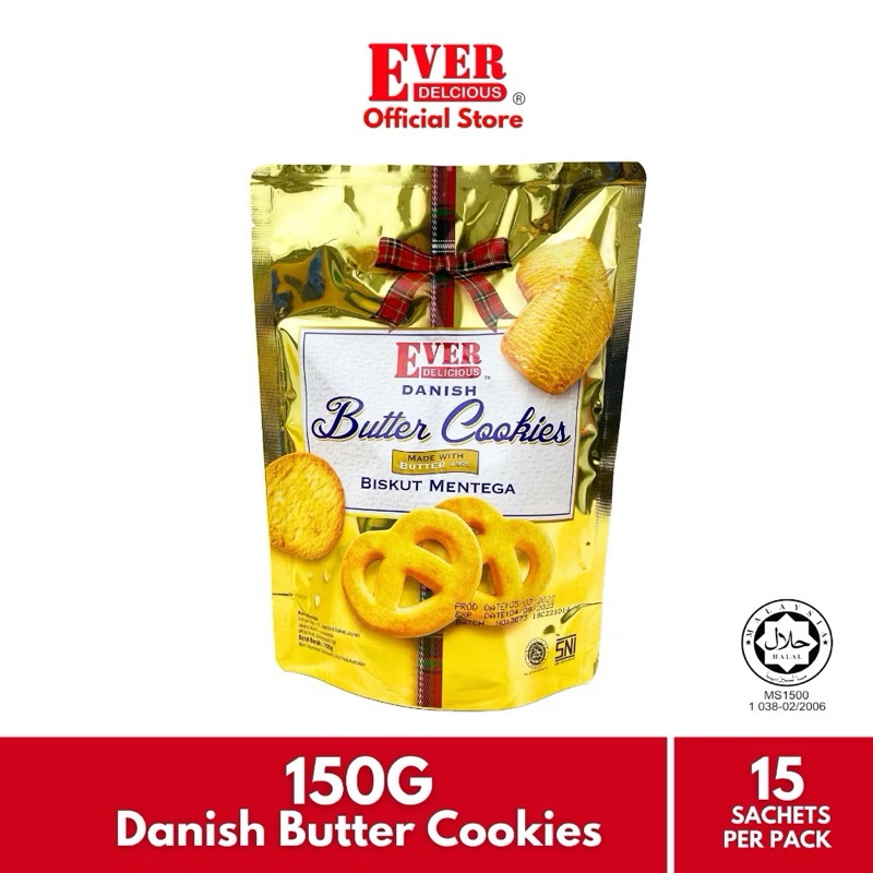 Ever Delicious Danish Butter Cookies (150g) 【Halal Certificate ...