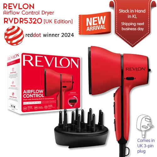 Revlon RVDR5320 Airflow Control Dryer, Compact Dryer Rotating Built-in ...