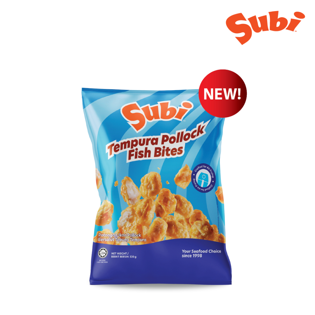 SUBI Tempura Pollock Fish Bites (320g) | Shopee Malaysia