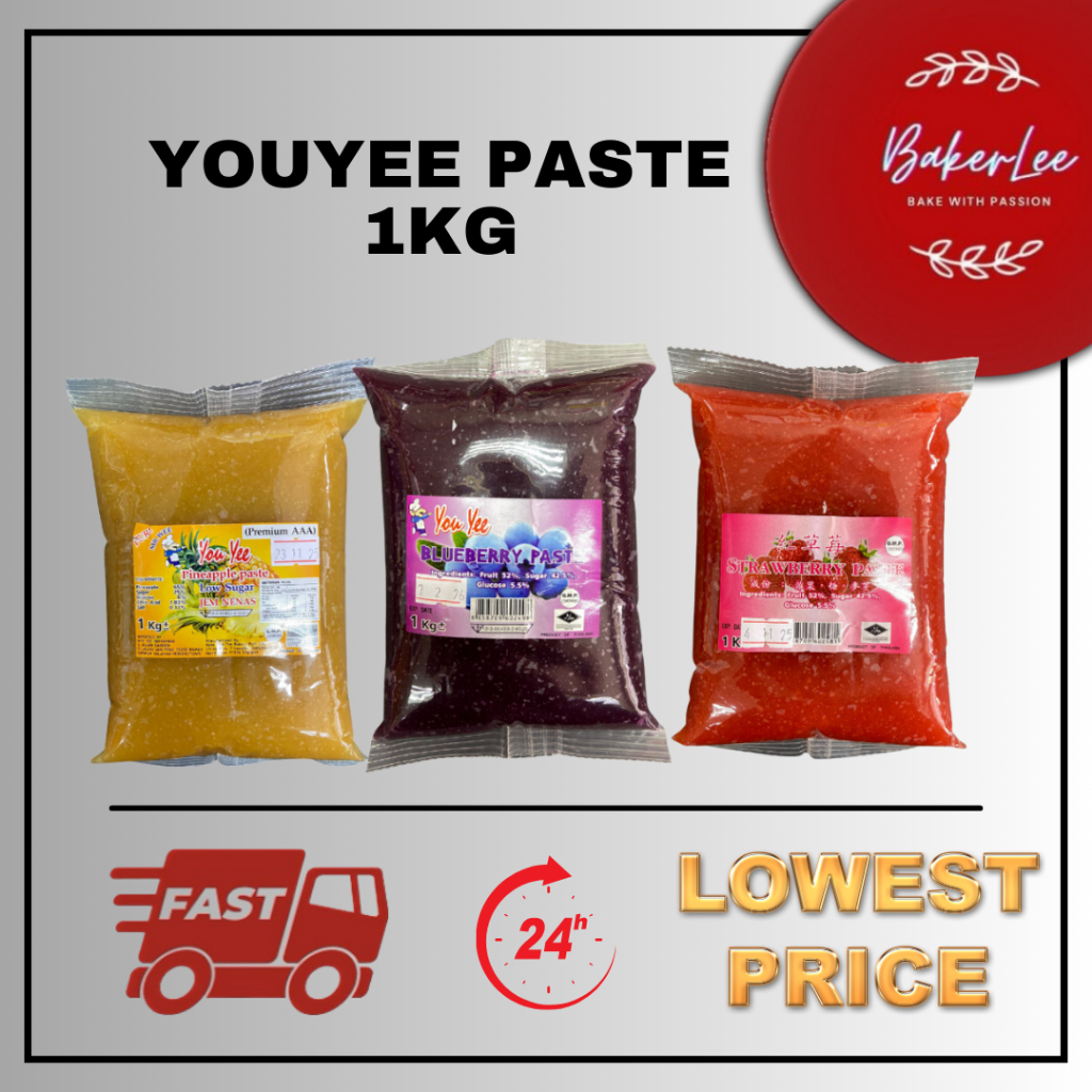 YOUYEE STRAWBERRY / BLUEBERRY / PINEAPPLE PASTE 1KG | Shopee Malaysia