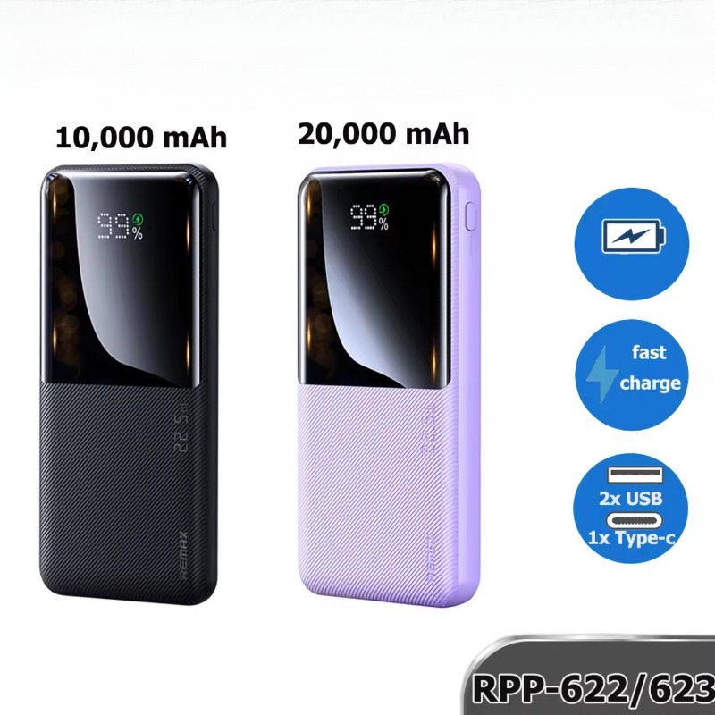 Remax RPP-622 10000mAh Powerbank 22.5W Fast Charging Power Bank Remax ...