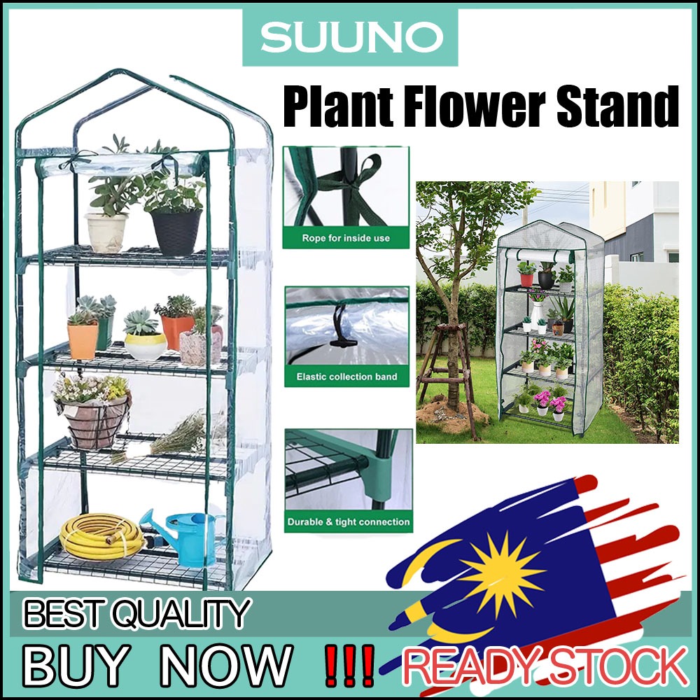 PVC COVER ONLY grass planting rack balcony greenhouse, flower room ...