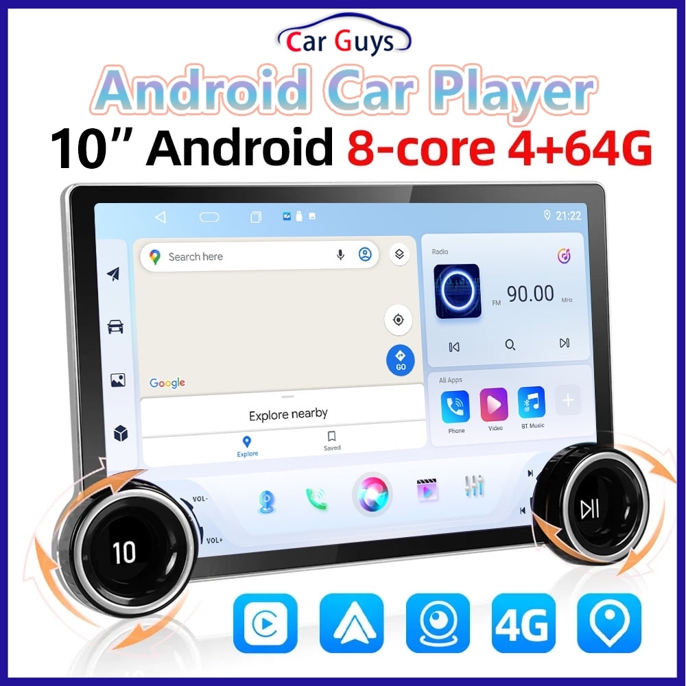 High Quality Car Android Player 10 inch CarPlay 8core processor Double ...