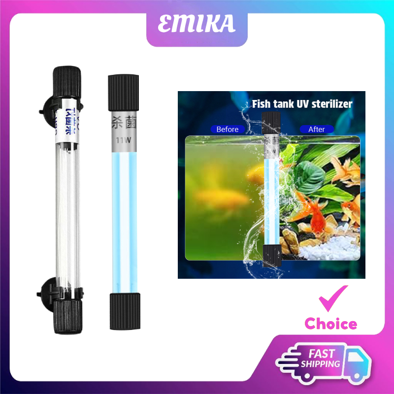 Emika Choice UV Aquarium Light For Fish Tank UV Sterilization Lamp ...