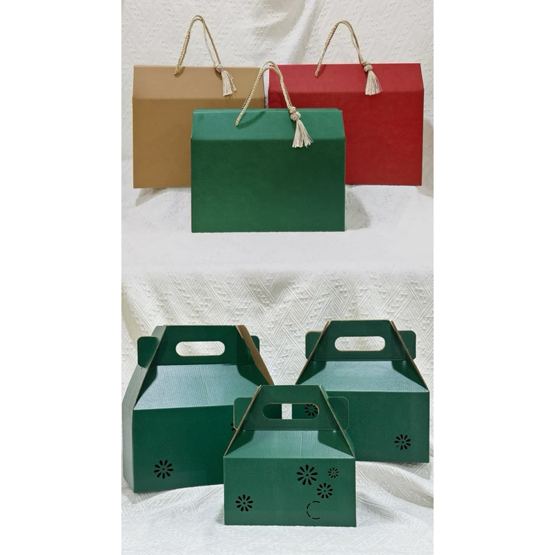 Craft Paper Gift Box Hari Raya Kotak Hadiah Raya | Shopee Malaysia