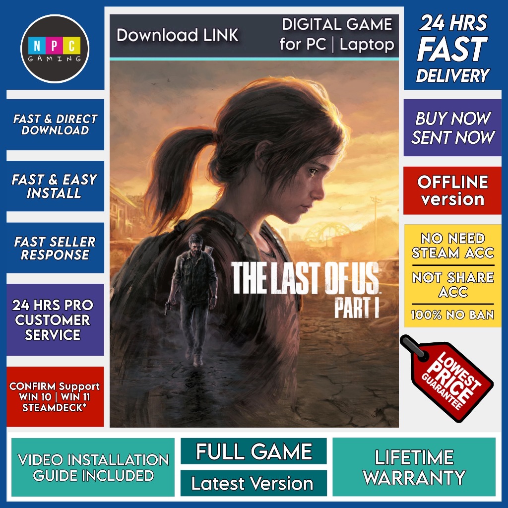 🔥【PC】The Last of Us Part 1 Deluxe Edition - Offline [Fast Delivery ...