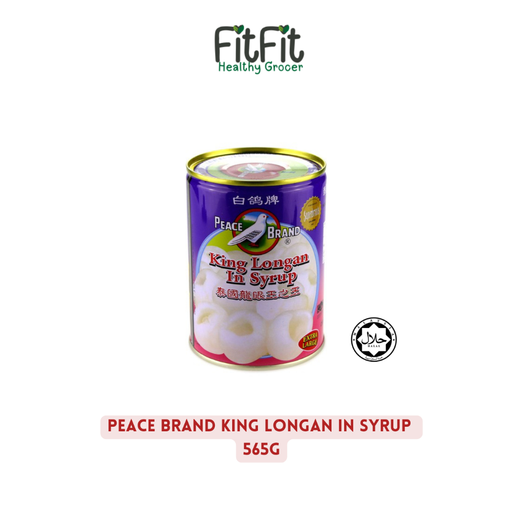 PEACE BRAND King Longan in Syrup (Extra Large) 565g / Can | Shopee Malaysia