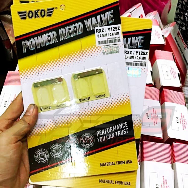 OKO RACING REED VALVE PLATE BOYESEN RXZ/Y125Z/KRR150 reedvalve | Shopee ...