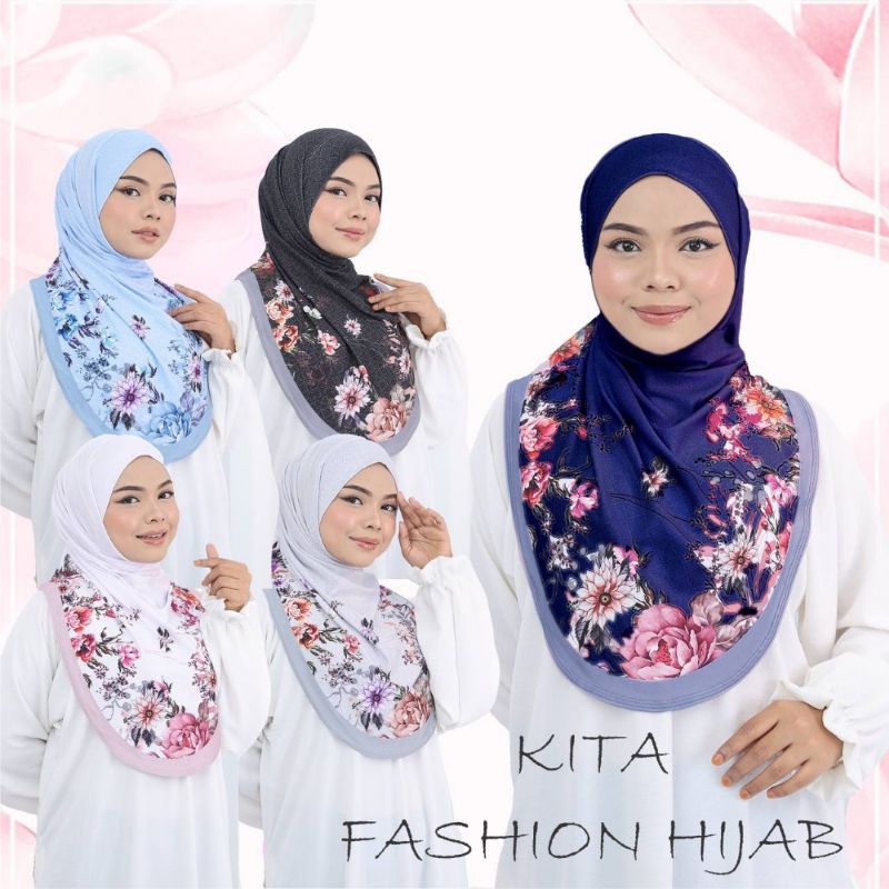 TUDUNG SARUNG TWIST RAYA KAIN MOSCREPE CORAK DIGITAL PRINTED INSTANT ...