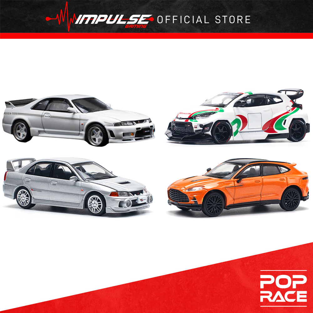 Pop Race 1:64 Nissan GTR R33 Nismo 400R / Pandem GR Yaris R Lvery ...