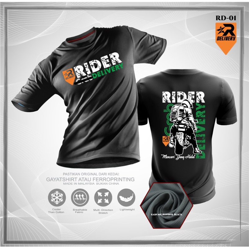 Baju Rider 🔥DELIVERY RD-01🆕🔥 | Shopee Malaysia