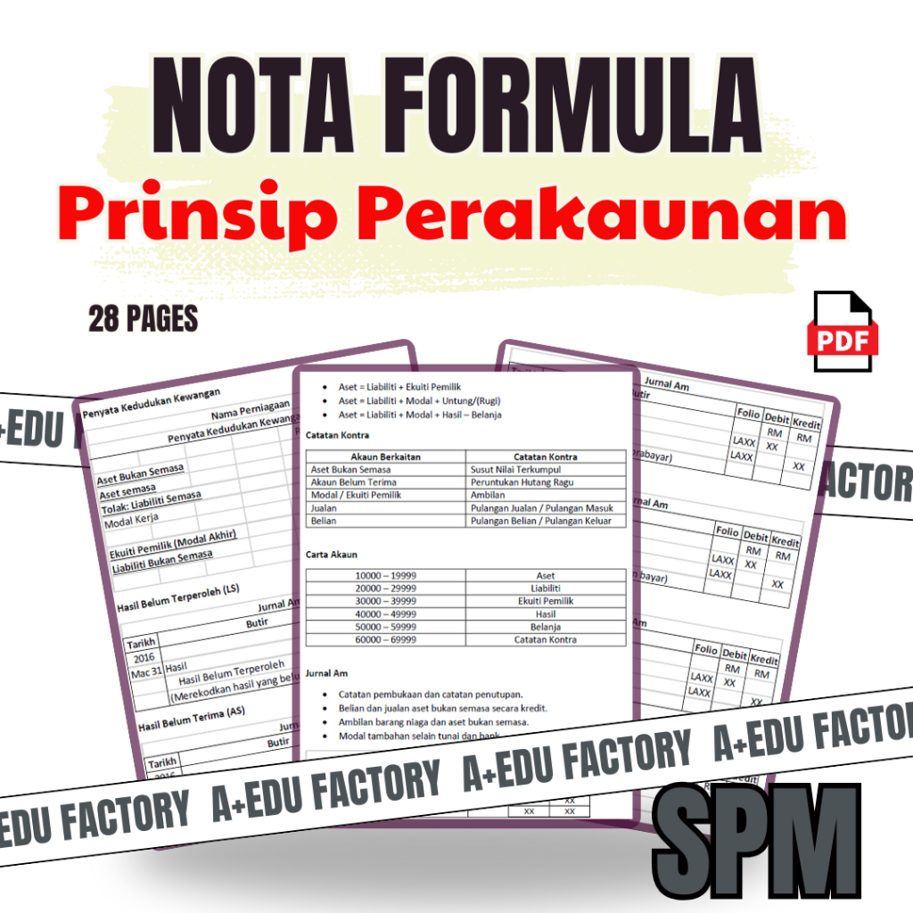 [📚PDF] Nota Formula Prinsip Perakaunan [SPM] Formula Set for Exam ...