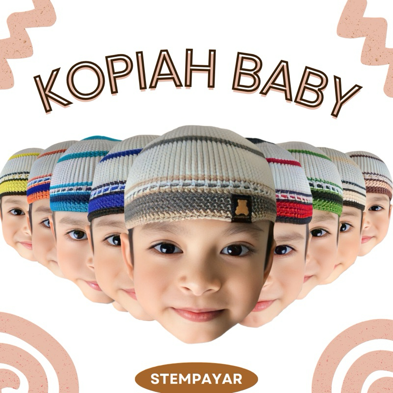 Kopiah Baby / Kopiah Budak / Cap Baby Kopiah / Kopiah Bayi / Kopiah ...