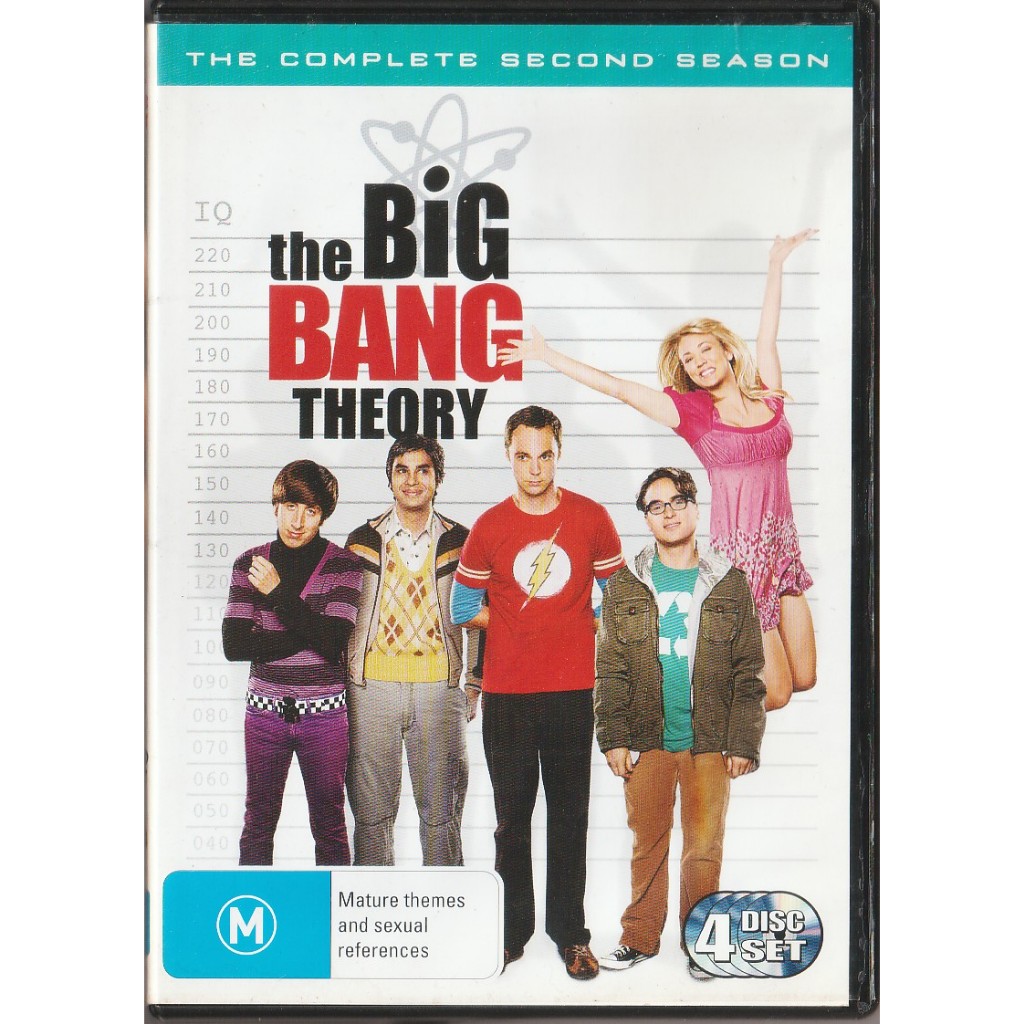 DVD THE BIG BANG THEORY : COMPLETE SECOND SEASON ( M :REGION 4 DVD ...