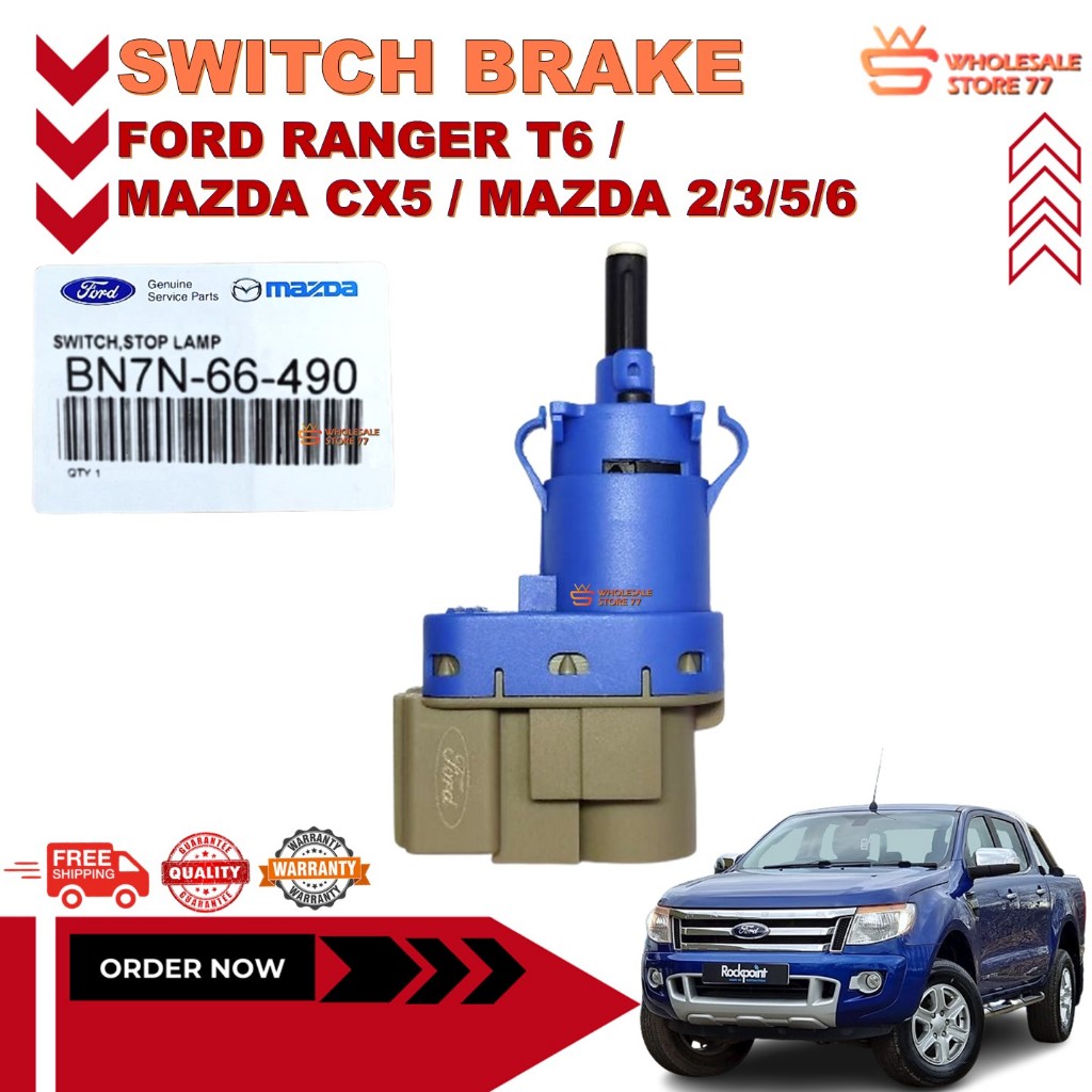 Genuine Mazda BR70-66-490A Brake Light Switch - Want It All
