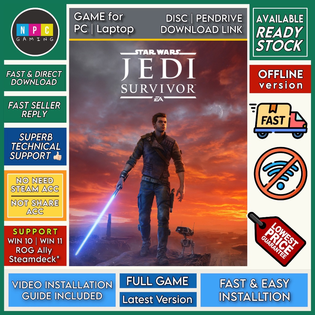 [PC Game] STAR WARS Jedi Survivor Deluxe Edition - Offline [Disc ...