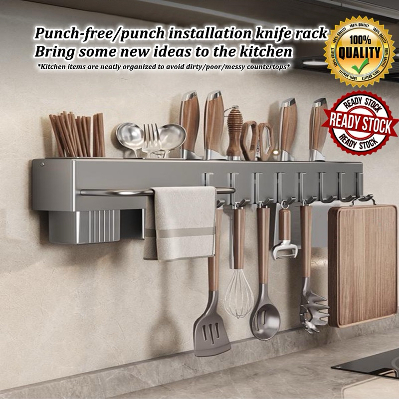 Tradlux Carbon Steel Knife Holder Knife Rack Spoon RAck Spoon Holder ...