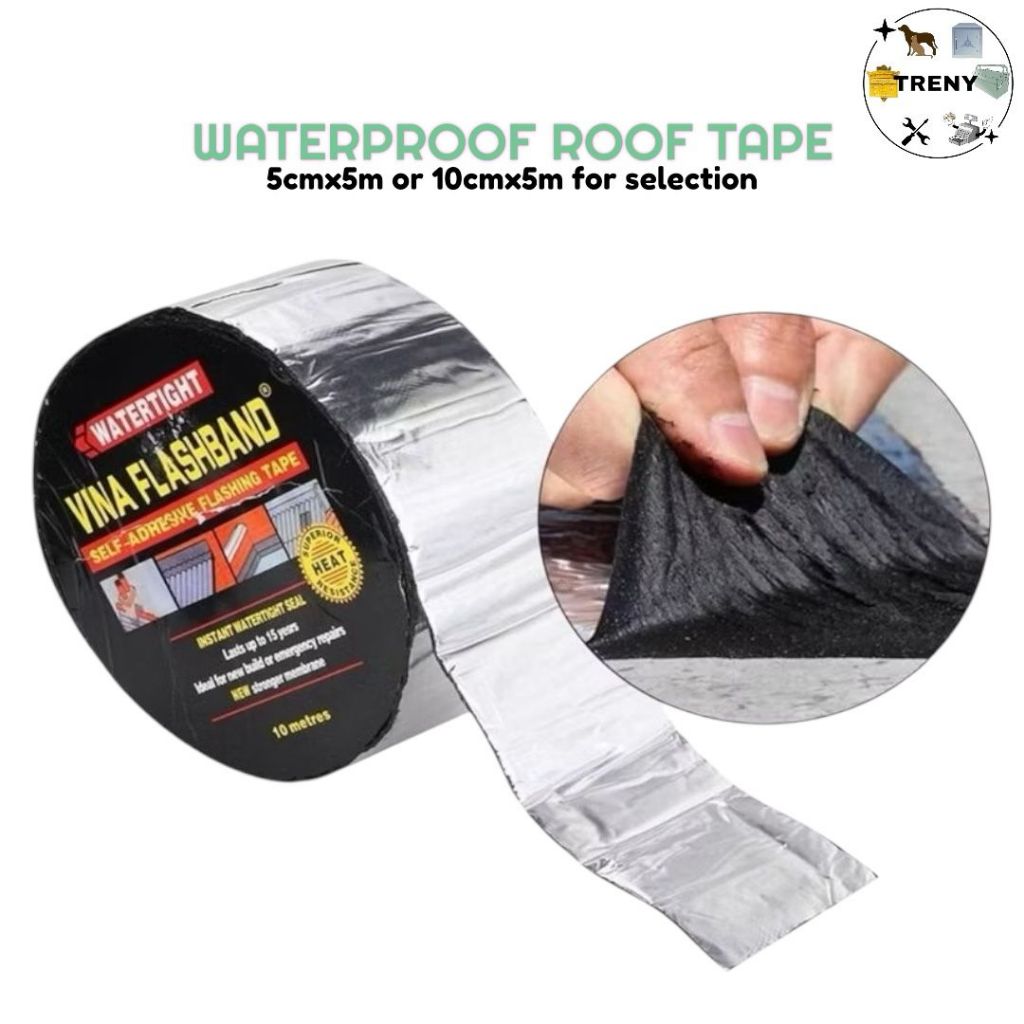 Self-Adhesive Flasing Tape / Gam Atap / Anti Leakage Tape Aluminium ...