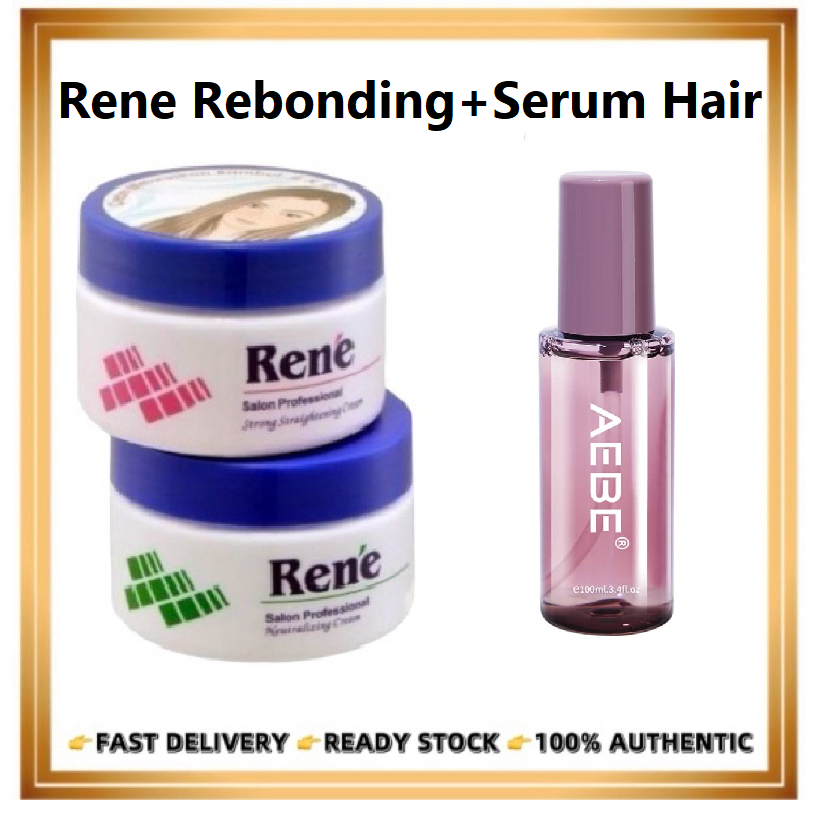 (Free Gift hair serum) Rene Hair Strong Straightening Cream ...