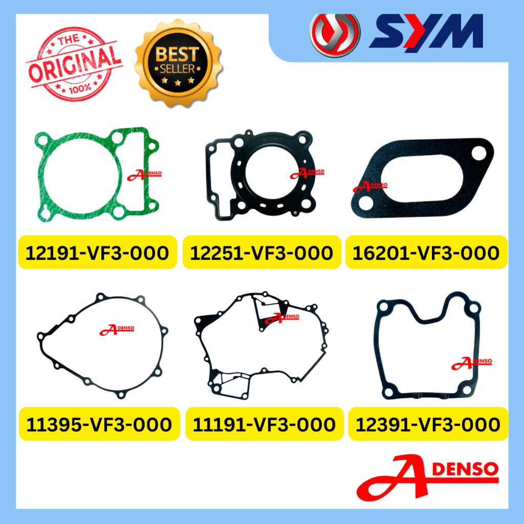 VF3i 185 ORIGINAL GASKET (SYM100%ORIGINAL) | Shopee Malaysia