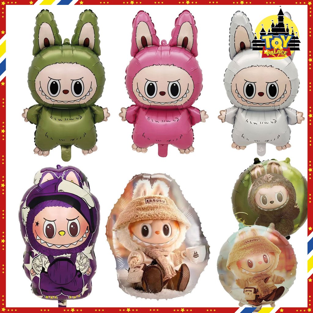Labubu Cartoon Balloon Large Doll Room Decoration Birthday Party ...