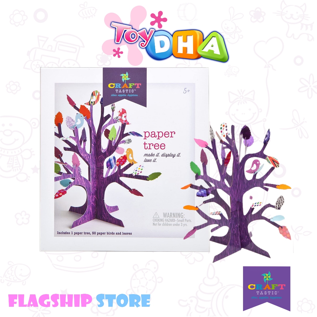 Year End Sales | Craft Tastic DIY Paper Tree Handcraft Kit Children Art ...