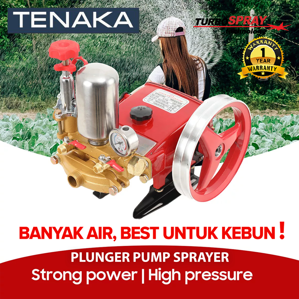 TENAKA TurboSpray® PLUNGER PUMP High Pressure Power Sprayer | Washer ...