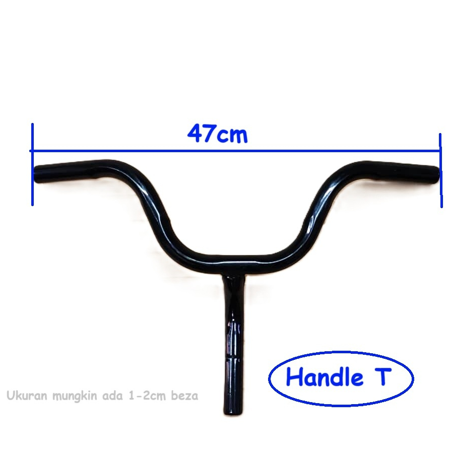 Handle U T besi sesuai untuk basikal size 12