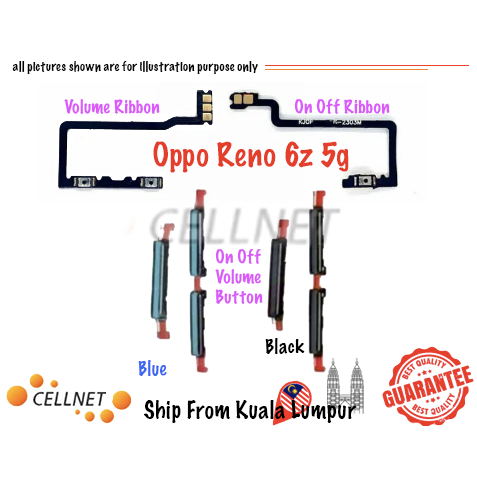 [Cellnet] Oppo Reno 6z 5g cph2237 On Off Volume Ribbon Power Button ...