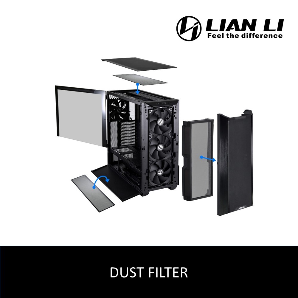 LIAN LI DUST FILTER FOR CASING - LANCOOL 207 / LANCOOL 216 / LANCOOL 3 ...