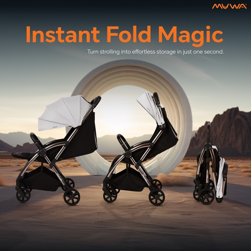 Muwa Horsi Stroller Black/Brown | Shopee Malaysia