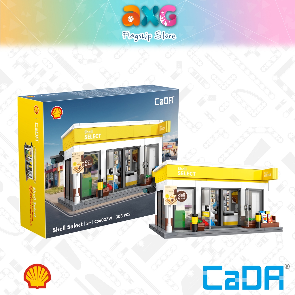 CaDA Shell Select Convenience Store Brick Building Mechanical Master ...